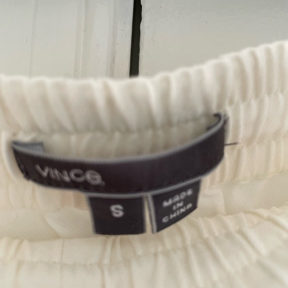 Vince Skirt White A-Line Drawstring Waist Women’s Small Cotton Boho Beach - Picture 7 of 12